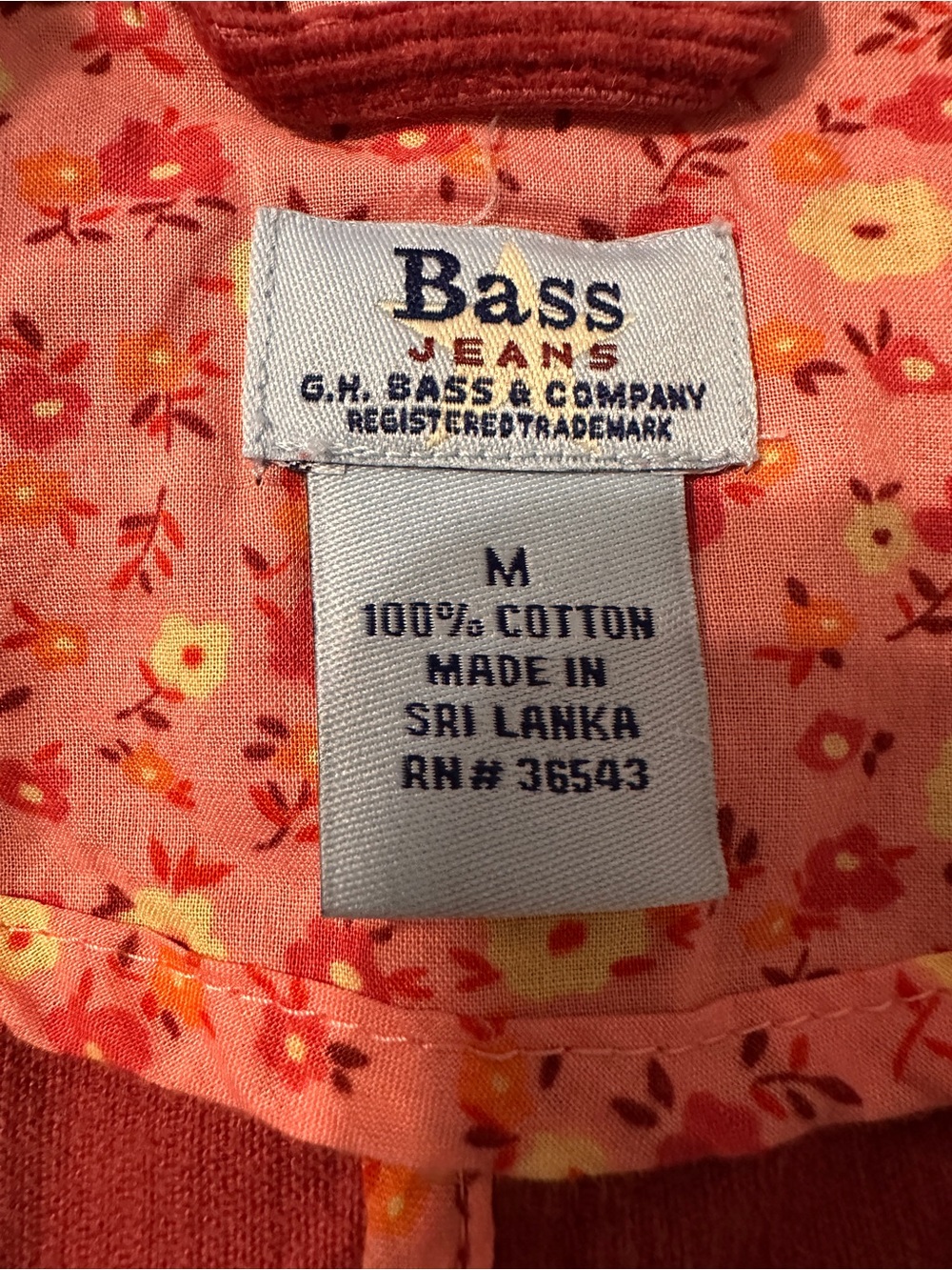 VINTAGE Y2K G.H. Bass Tailored Corduroy Blazer Jacket in Burgundy - Picture 4 of 9